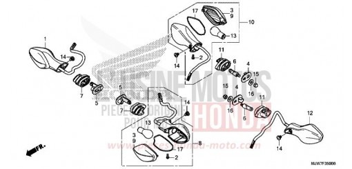 CLIGNOTANT CB500FAH de 2017